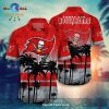Tampa Bay Buccaneers Mystery Skull And Flower Hawaii Shirt and Shorts LIMITED EDITION