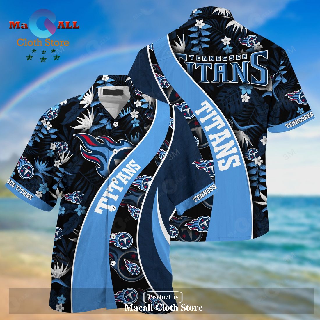 Unleash Your Inner Titan with Tennessee Titans NFL Hawaiian Shirts