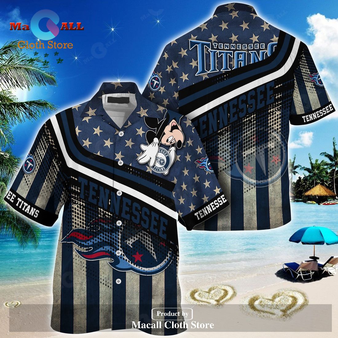 Tennessee Titans NFL Summer Hawaiian Shirt and Short LIMITED EDITION