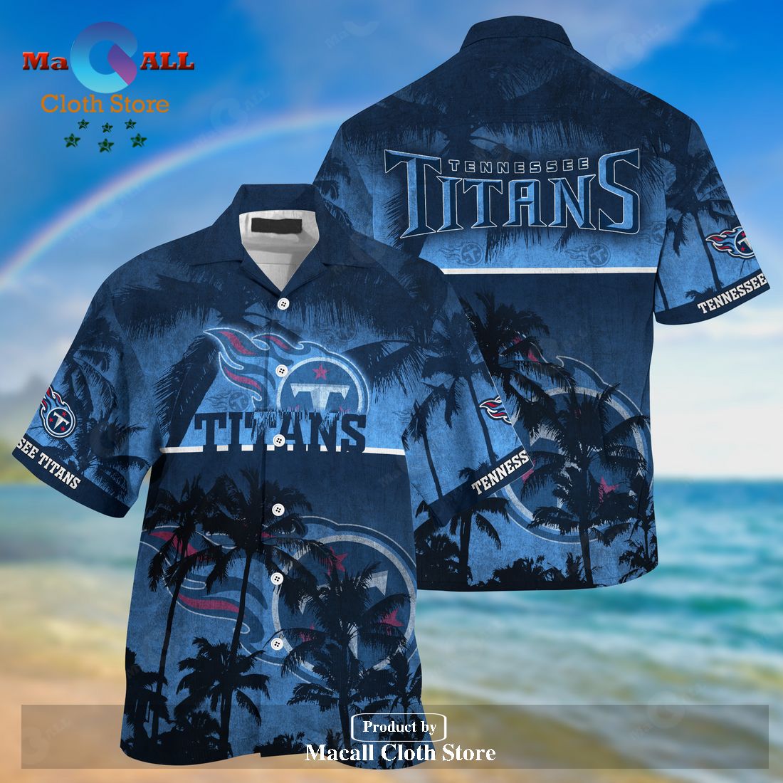Tennessee Titans NFL Summer Hawaiian Shirt And Shorts LIMITED EDITION