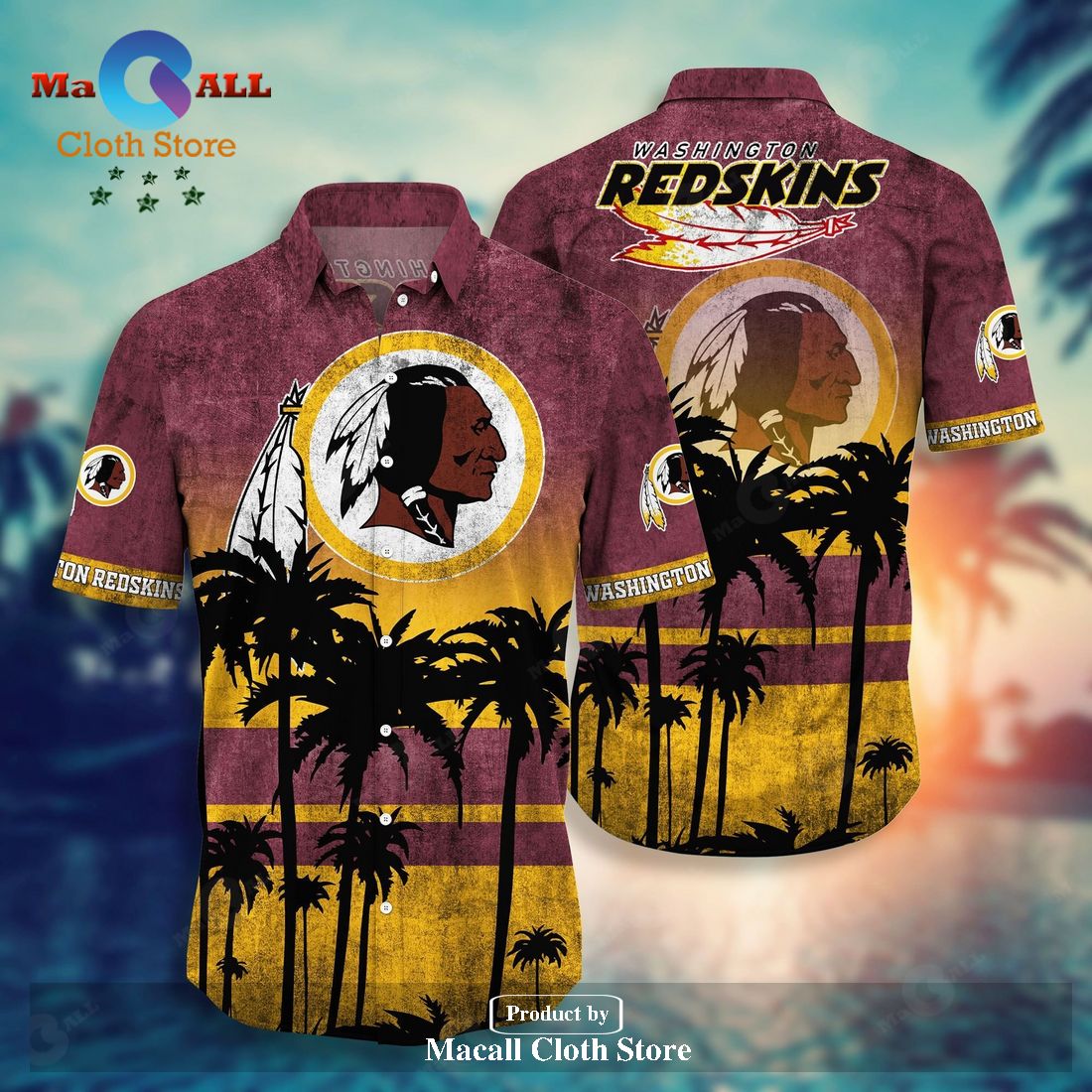 Washington Redskins NFL Hawaiian 2023 Shirt and Short LIMITED EDITION