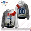 Personalized NRL Parramatta Eels Anzac Day Hoodie Sweatshirt 3D LIMITED EDITION