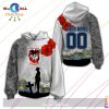 Personalized NRL South Sydney Rabbitohs Anzac Day Hoodie Sweatshirt 3D LIMITED EDITION