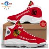 Chicago Bulls Air Jordan 13 Sneakers Sport  Gift Shoes For Fan POD Design