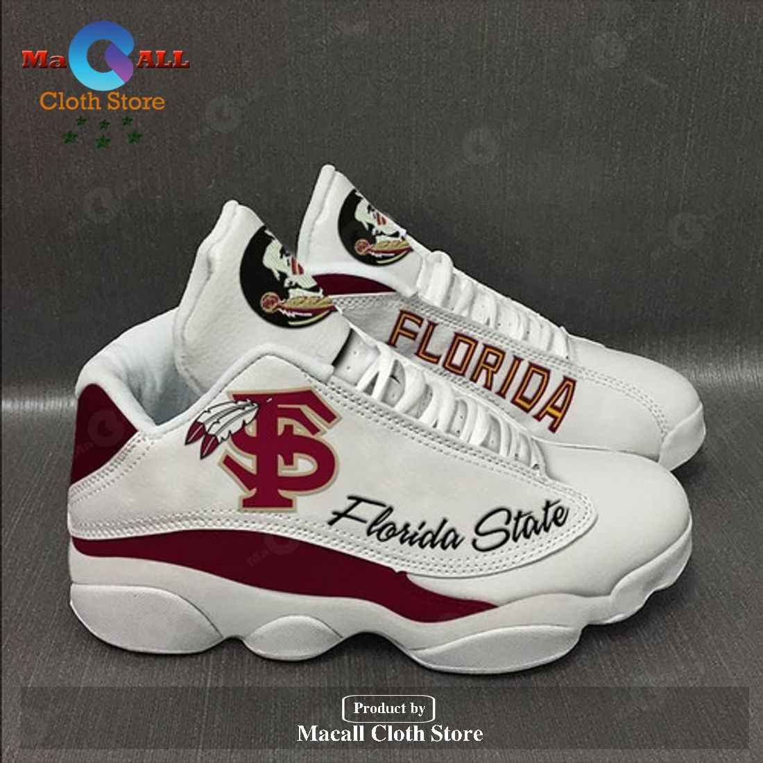 Florida State Seminoles form AIR Jordan 13 Sneakers Gift Shoes For Fan POD Design Florida State Seminoles form AIR Jordan 13 Sneakers Gift Shoes For Fan POD Design