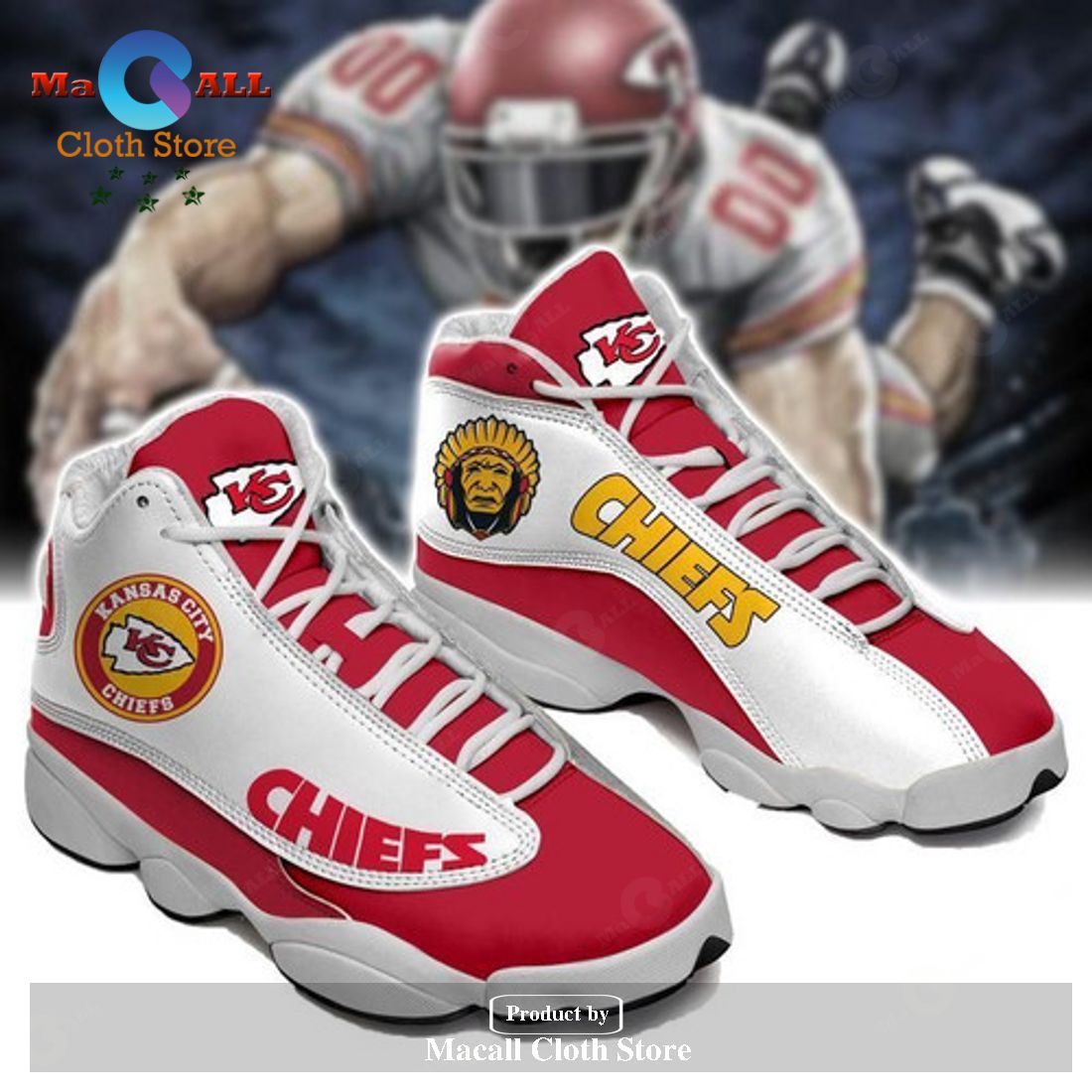 Kansas City Chiefs form AIR Jordan 13 Sneakers Gift Shoes For Fan POD Design Kansas City Chiefs form AIR Jordan 13 Sneakers Gift Shoes For Fan POD Design