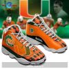 Miami Dolphins Personalized Air Jordan 13 Sneakers Sport  Gift Shoes For Fan POD Design