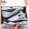 New England Patriots Air Jordan 13 Sneakers Sport  Gift Shoes For Fan POD Design