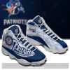 New England Patriots form AIR Jordan 13 Sneakers  Gift Shoes For Fan POD Design
