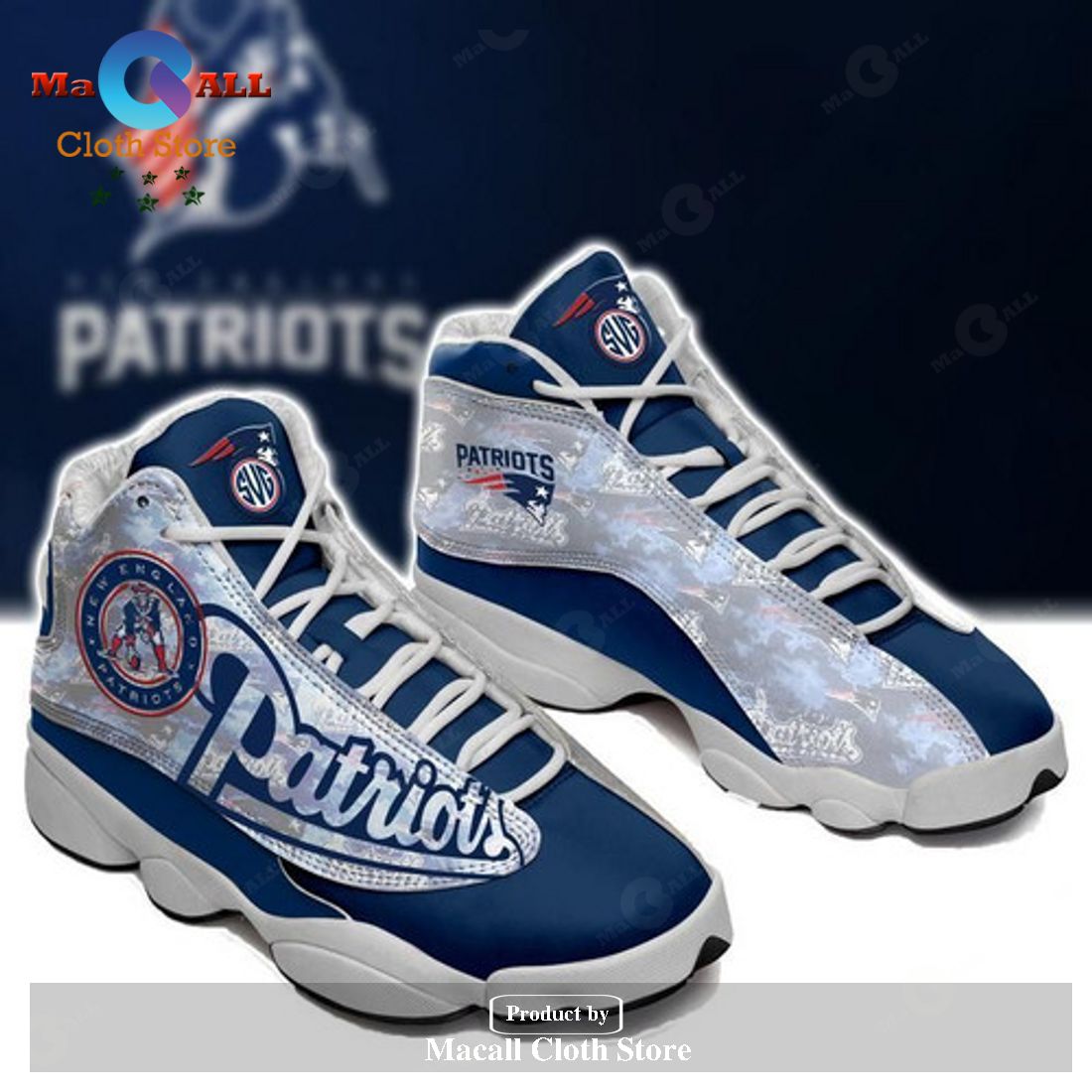 New England Patriots form AIR Jordan 13 Sneakers Gift Shoes For Fan POD Design New England Patriots form AIR Jordan 13 Sneakers Gift Shoes For Fan POD Design