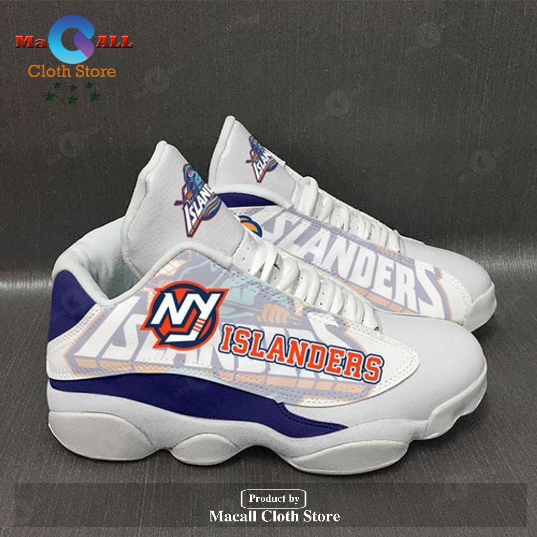 New York Islanders Shoes form AIR Jordan 13 Sneakers Gift Shoes For Fan POD Design