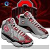 OHIO STATE BUCKEYES form AIR Jordan 13 Sneakers Gift Shoes For Fan POD Design – NL01