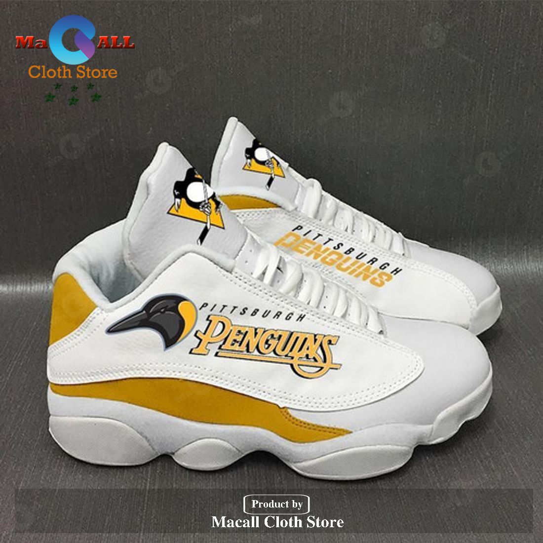 Pittsburgh Penguins Shoes form AIR Jordan 13 Sneakers Gift Shoes For ...