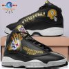Pittsburgh Penguins Shoes form AIR Jordan 13 Sneakers Gift Shoes For Fan POD Design