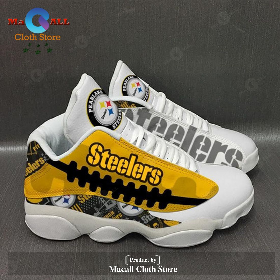 Pittsburgh steelers v3 Air Jordan 13 For Fans Gifts For Men Women Sneakers  Full Size Shoes in 2023