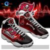 Tampa Bay Buccaneers form AIR Jordan 13 Sneakers Gift Shoes For Fan POD Design