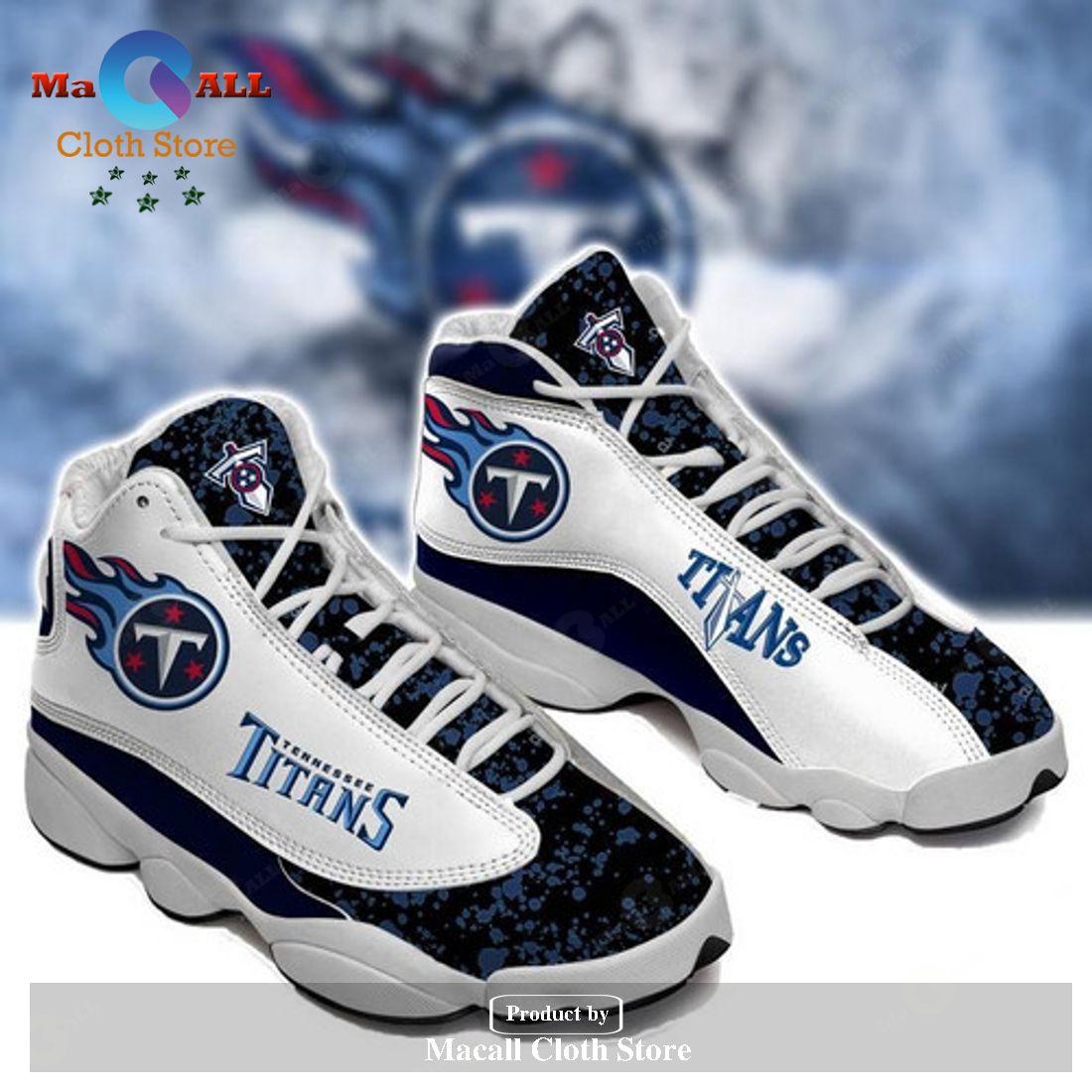 Tennessee Titans Shoes form AIR Jordan 13 Sneakers Gift Shoes For Fan POD Design Tennessee Titans Shoes form AIR Jordan 13 Sneakers Gift Shoes For Fan POD Design