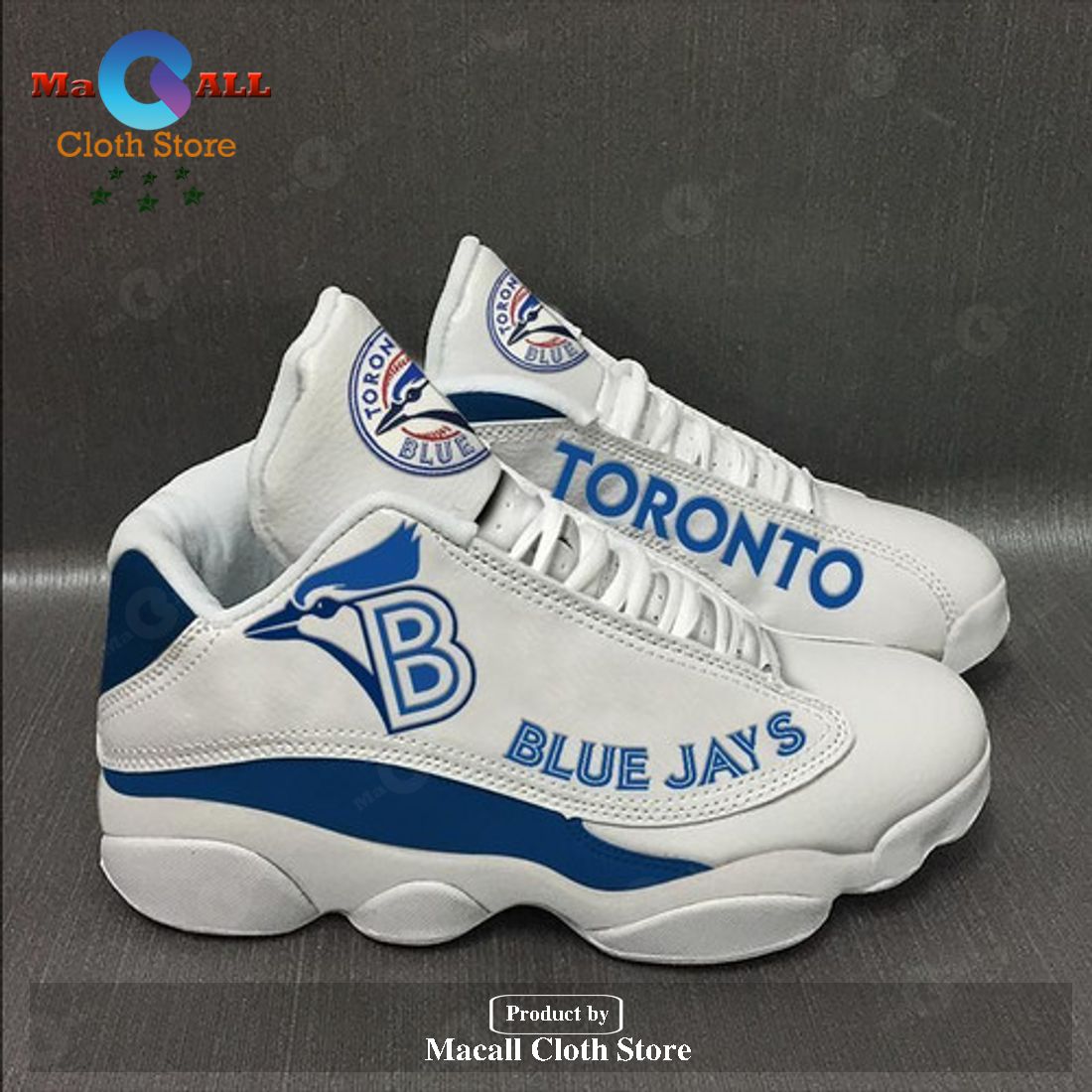 Toronto Blue Jays form AIR Jordan 13 Sneakers Gift Shoes For Fan POD Design Toronto Blue Jays form AIR Jordan 13 Sneakers Gift Shoes For Fan POD Design