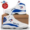 Toronto Blue Jays form AIR Jordan 13 Sneakers Gift Shoes For Fan POD Design