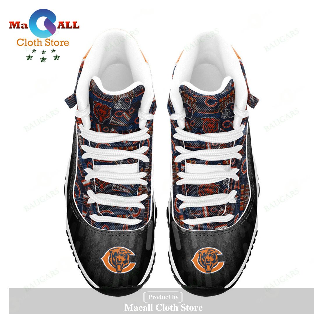 Chicago Bears Air Jordan 11 Sneakers Shoes Hot 2023 Gifts For Men Women POD Design – A621
