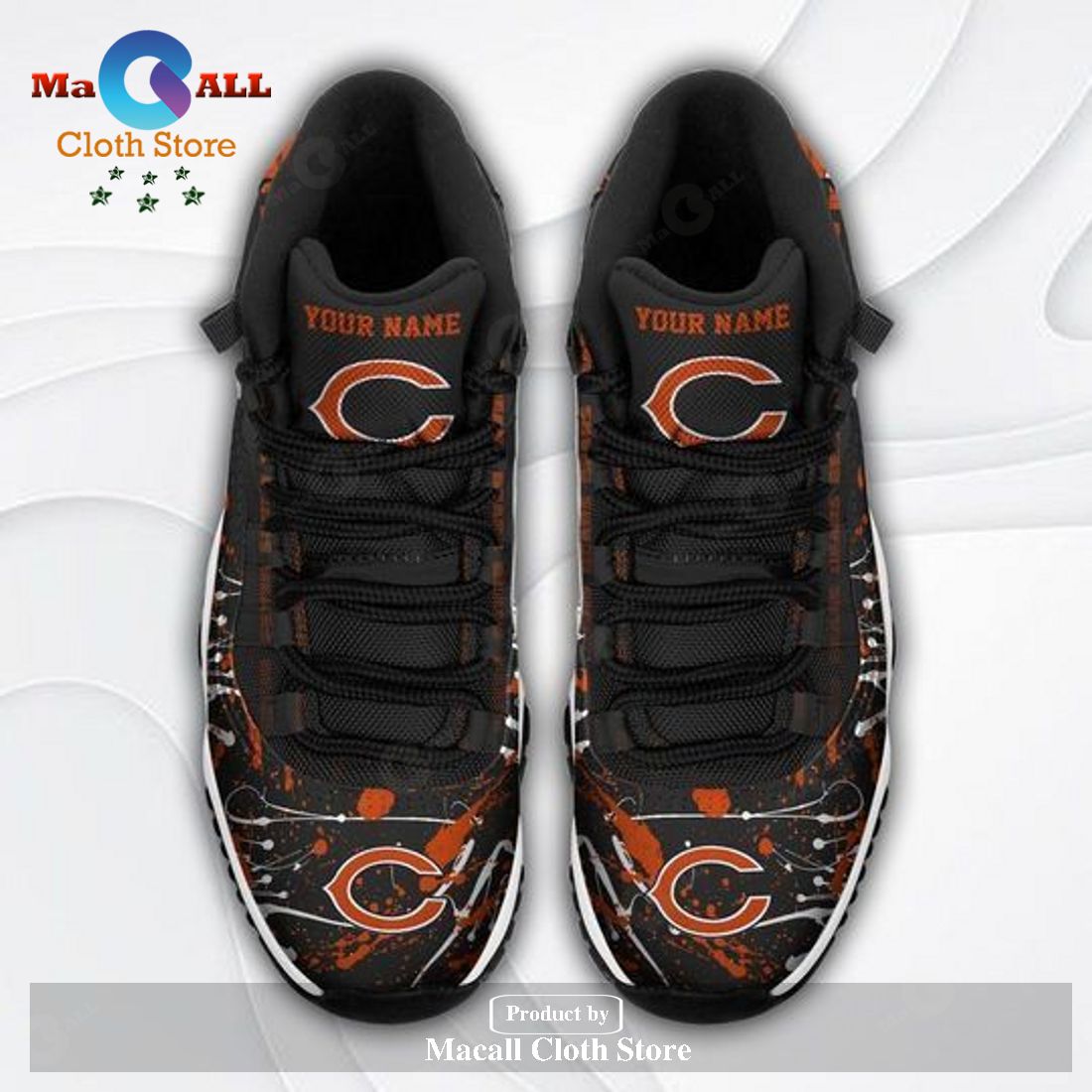 Chicago Bears Air Jordan 11 Sneakers Shoes Trending Design For Sale Gifts 2023 For Mens Womens POD Design