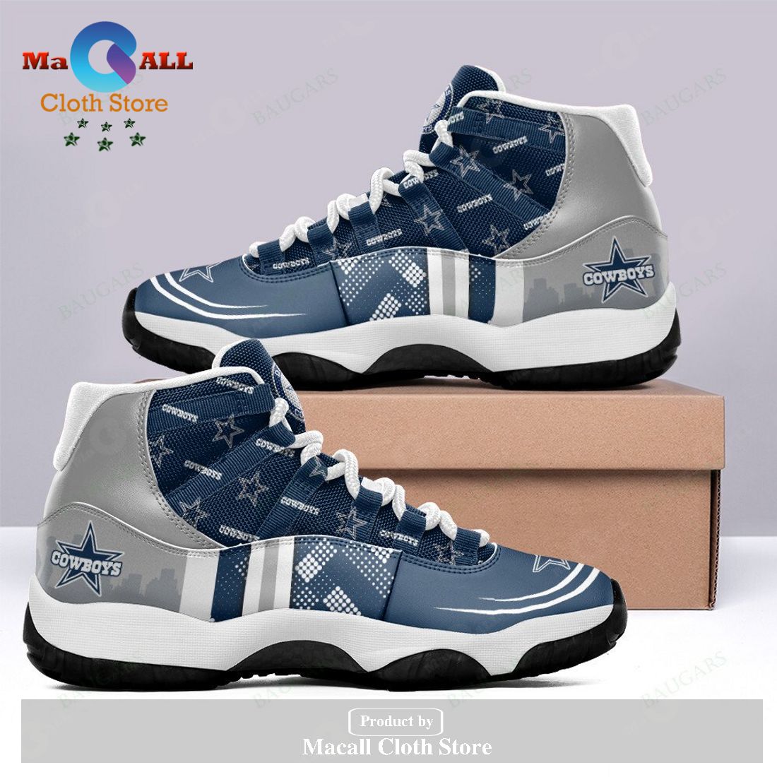 Luxury Dallas Cowboys Air Jordan 11 Sneakers Shoes Hot 2023