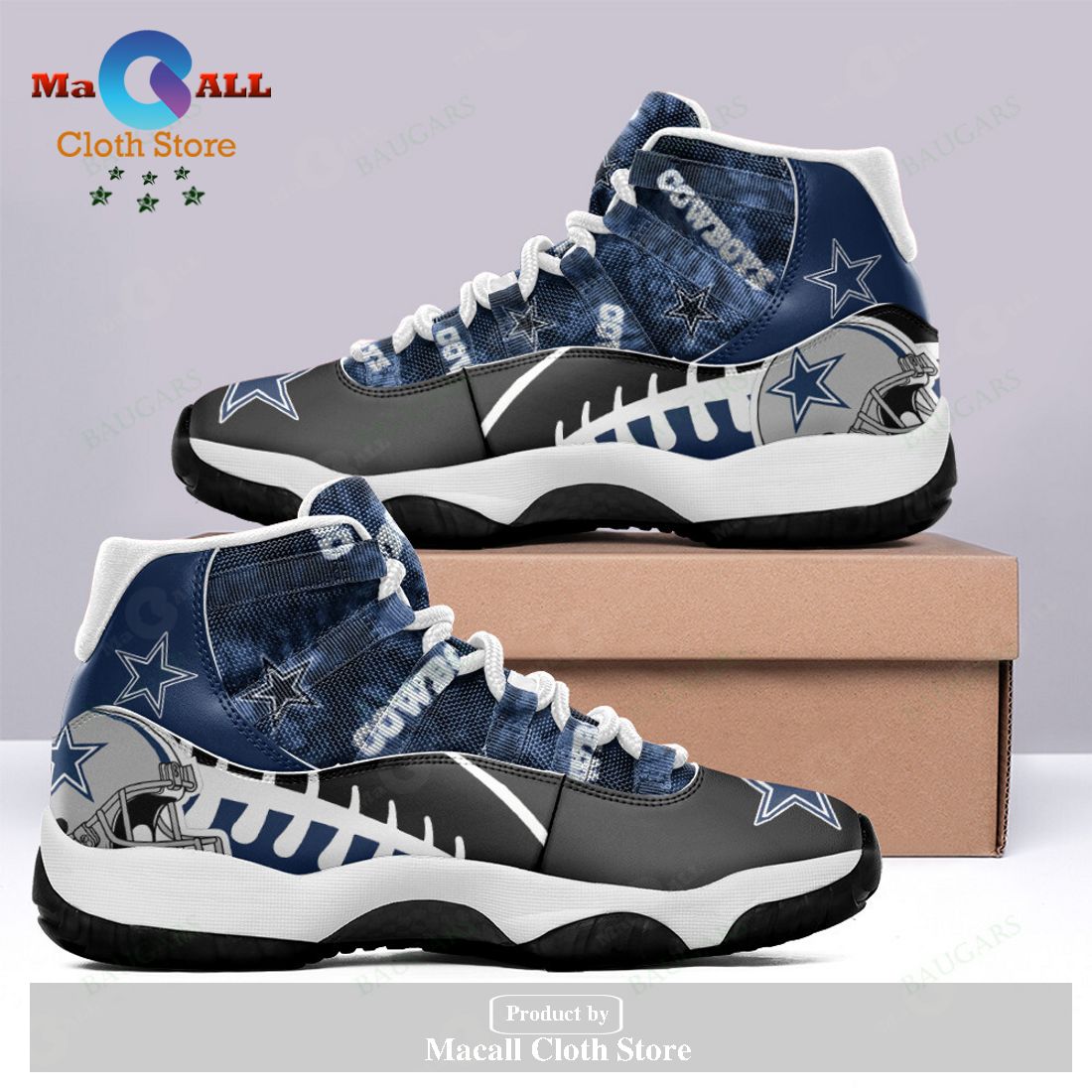 Dallas Cowboys Air Jordan 11 Sneakers Shoes Hot 2023 Gifts For Sports Lovers