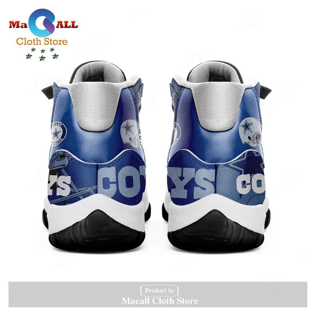 Dallas Cowboys Air Jordan 11 Sneakers Shoes Hot 2023 Gifts For Men Women POD Design – KY11