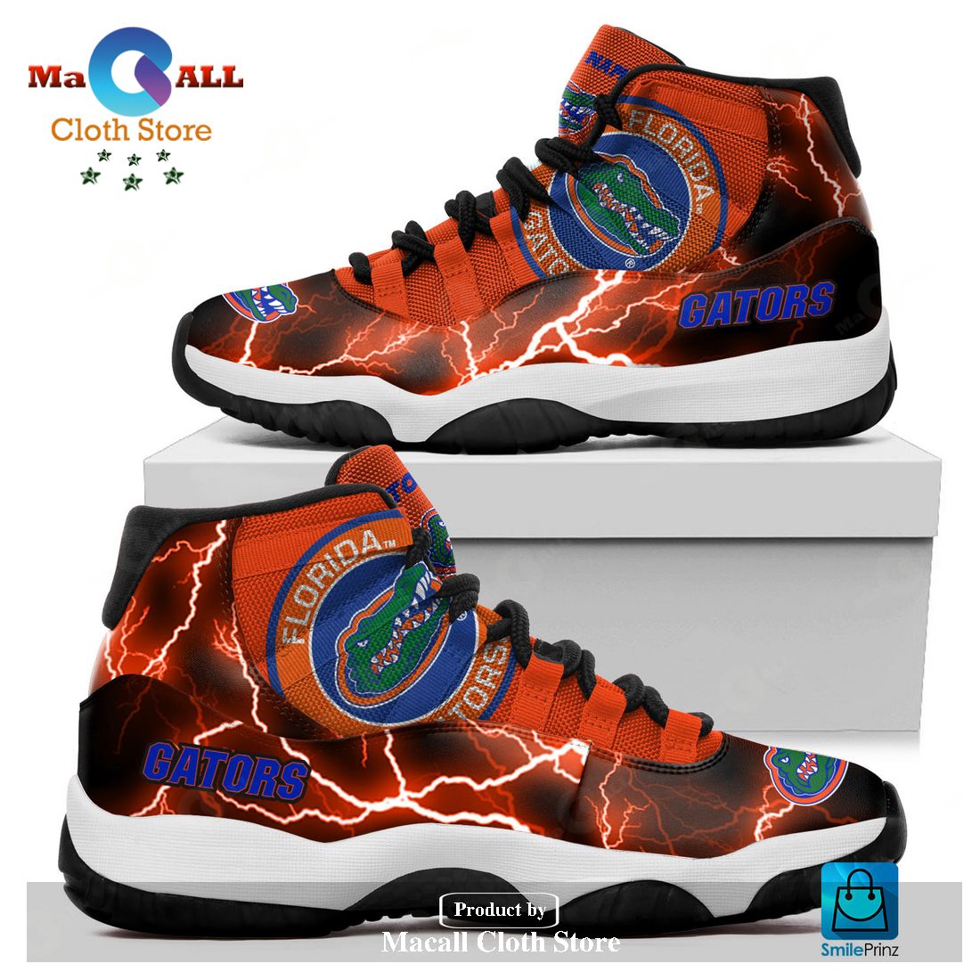 Florida Gators Custom Name Air Jordan 11 Sneakers Shoes Hot 2023 Gifts For Men Women POD Design