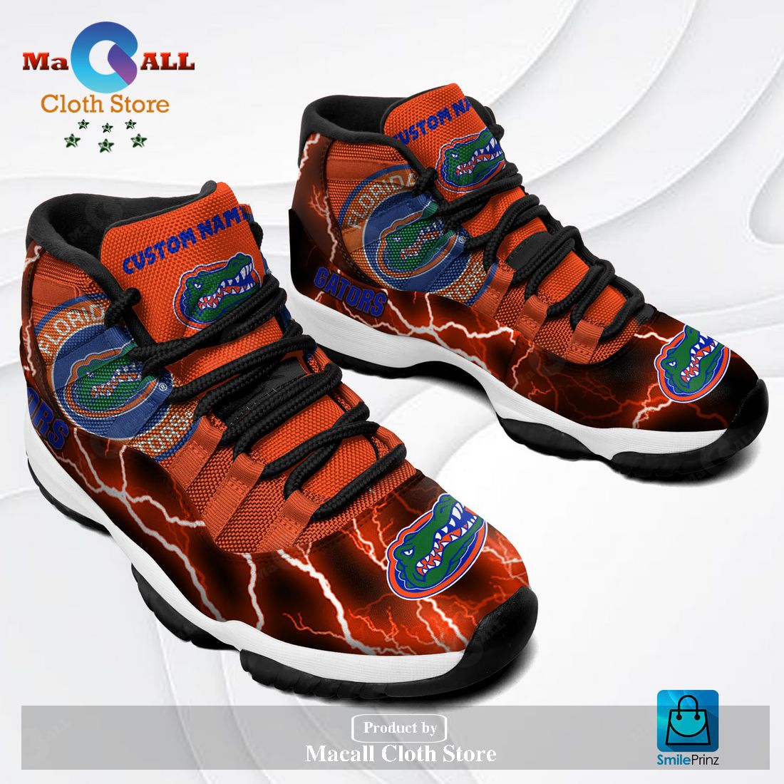 Florida Gators Custom Name Air Jordan 11 Sneakers Shoes Hot 2023 Gifts For Men Women POD Design