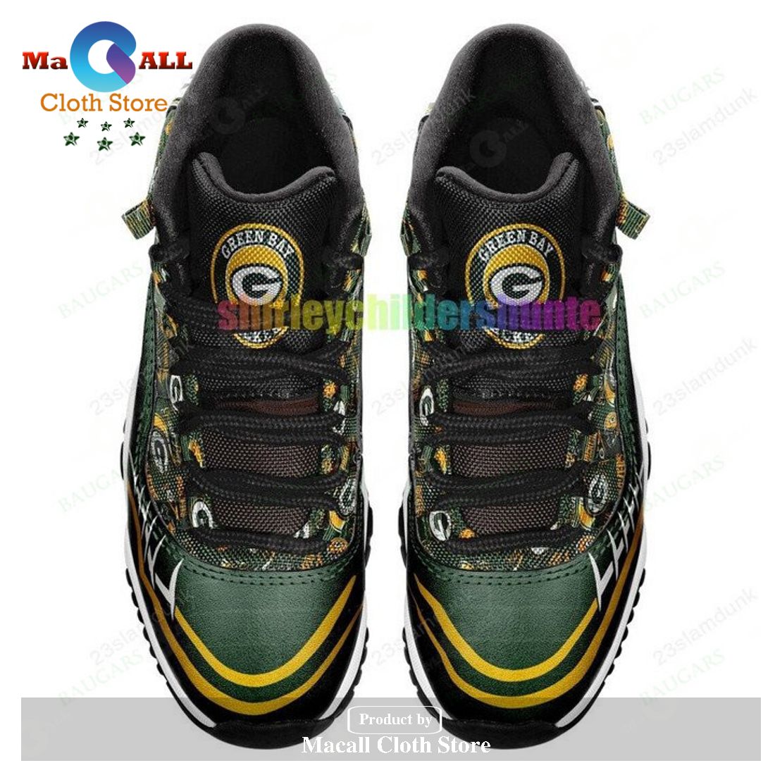 Green Bay Packers Air Jordan 11 Sneakers Shoes Hot 2023 Gifts For Men Women POD Design – NH71