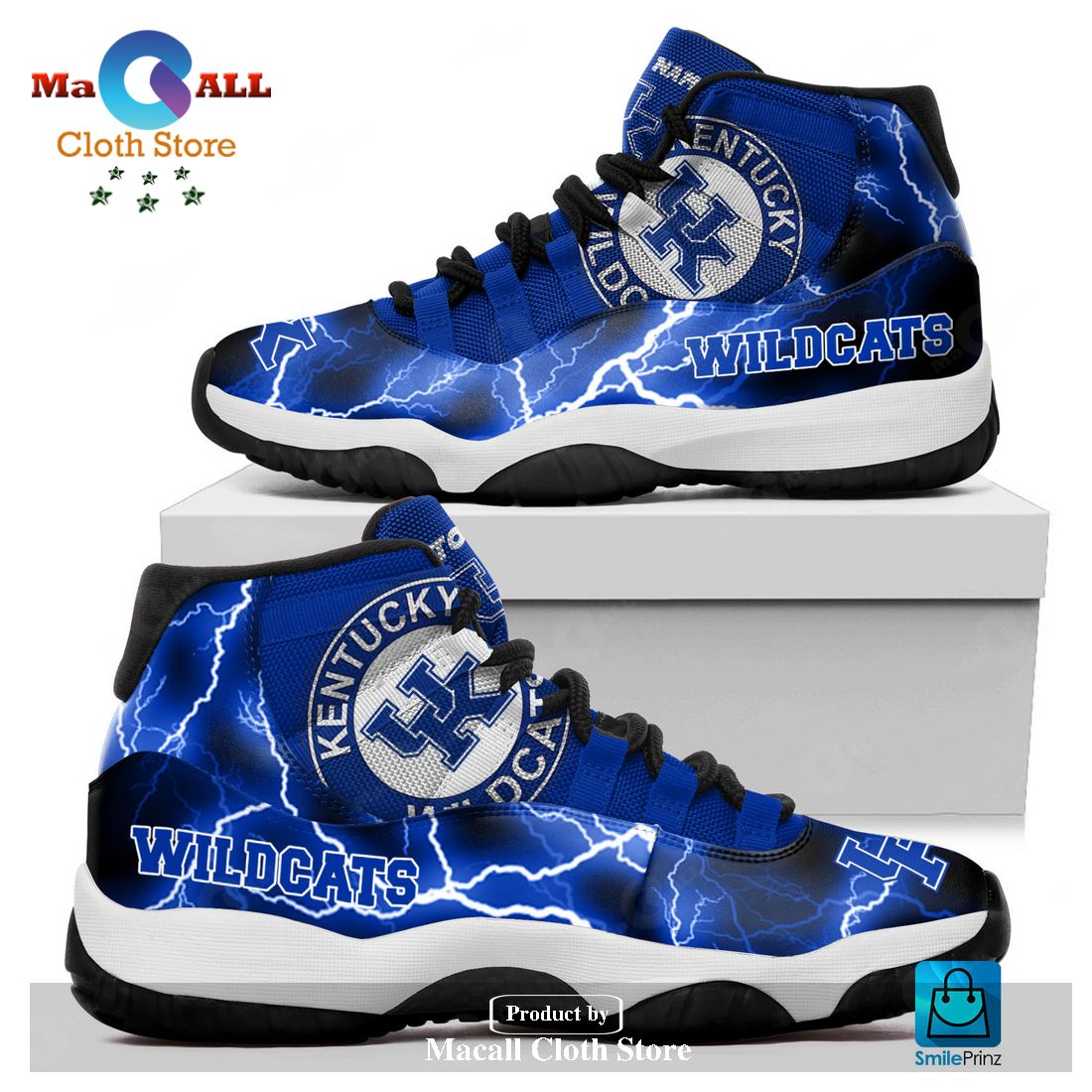 Kentucky Wildcats Custom Name Air Jordan 11 Sneakers Shoes Hot 2023 Gifts For Men Women POD Design