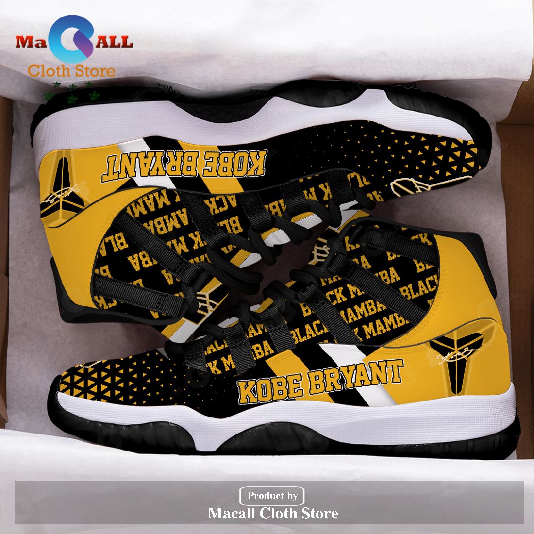 Kobe Bryant Air Jordan 11 Sneakers Shoes Hot 2023 Gifts For Men Women POD Design