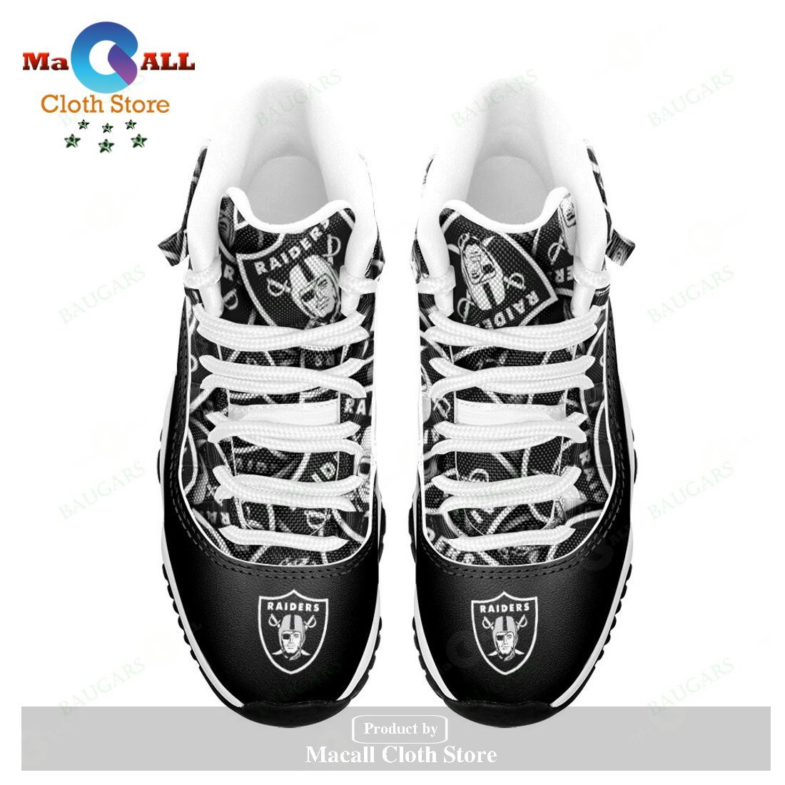 Las Vegas Raiders Air Jordan 11 Sneakers Shoes Hot 2023 Gifts For Men Women POD Design – ET41
