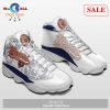 Chicago Bears Air Jordan 13 White Sneaker Sport Team Shoes Gift For Fan POD Design