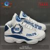 Indianapolis Colts Air Jordan 13 White Sneakers Sport Team Shoes Gift For Fan POD Design