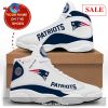 New England Patriots Air Jordan 13 Sneakers Sport Gift Shoes For Fan POD Design