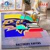 [SALE] Baltimore Ravens Imperial Spirit Rug NFL Area Rug For Christmas, Living room and bedroom Rug – Indoor Outdoor Rugs