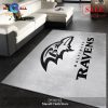 [SALE] Baltimore Ravens NFL Team Logos Area Rug, Bedroom Rug – US Gift Decor – Indoor Outdoor Rugs