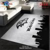 [SALE] Baltimore Ravens Skyline NFL Area Rug Carpet, Kitchen Rug, Christmas Gift – Indoor Outdoor Rugs