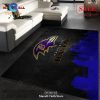 [SALE] Baltimore Ravens Skyline NFL Area Rug For Christmas, Living Room Rug, Christmas Gift US Decor – Indoor Outdoor Rugs