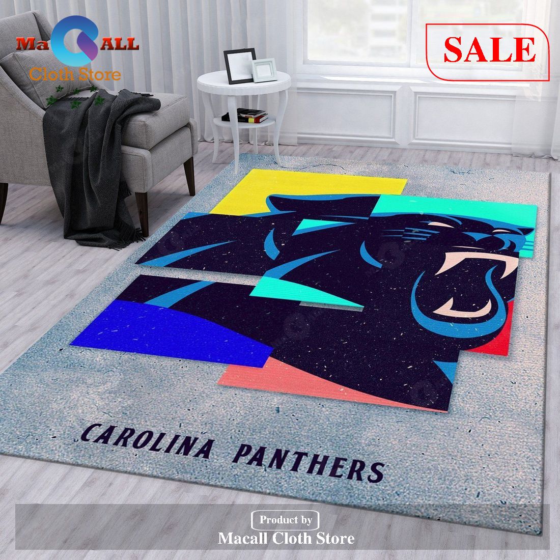 [SALE] Carolina Panthers NFL Area Rug For Christmas Bedroom Rug Home Decor Floor Decor – Indoor Outdoor Rugs
