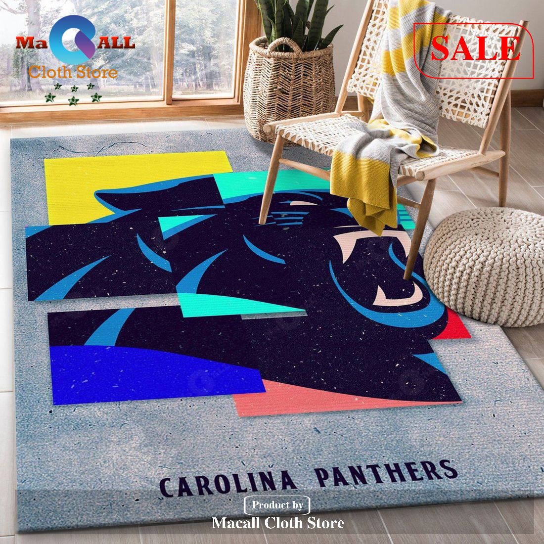 [SALE] Carolina Panthers NFL Area Rug For Christmas Bedroom Rug Home Decor Floor Decor – Indoor Outdoor Rugs