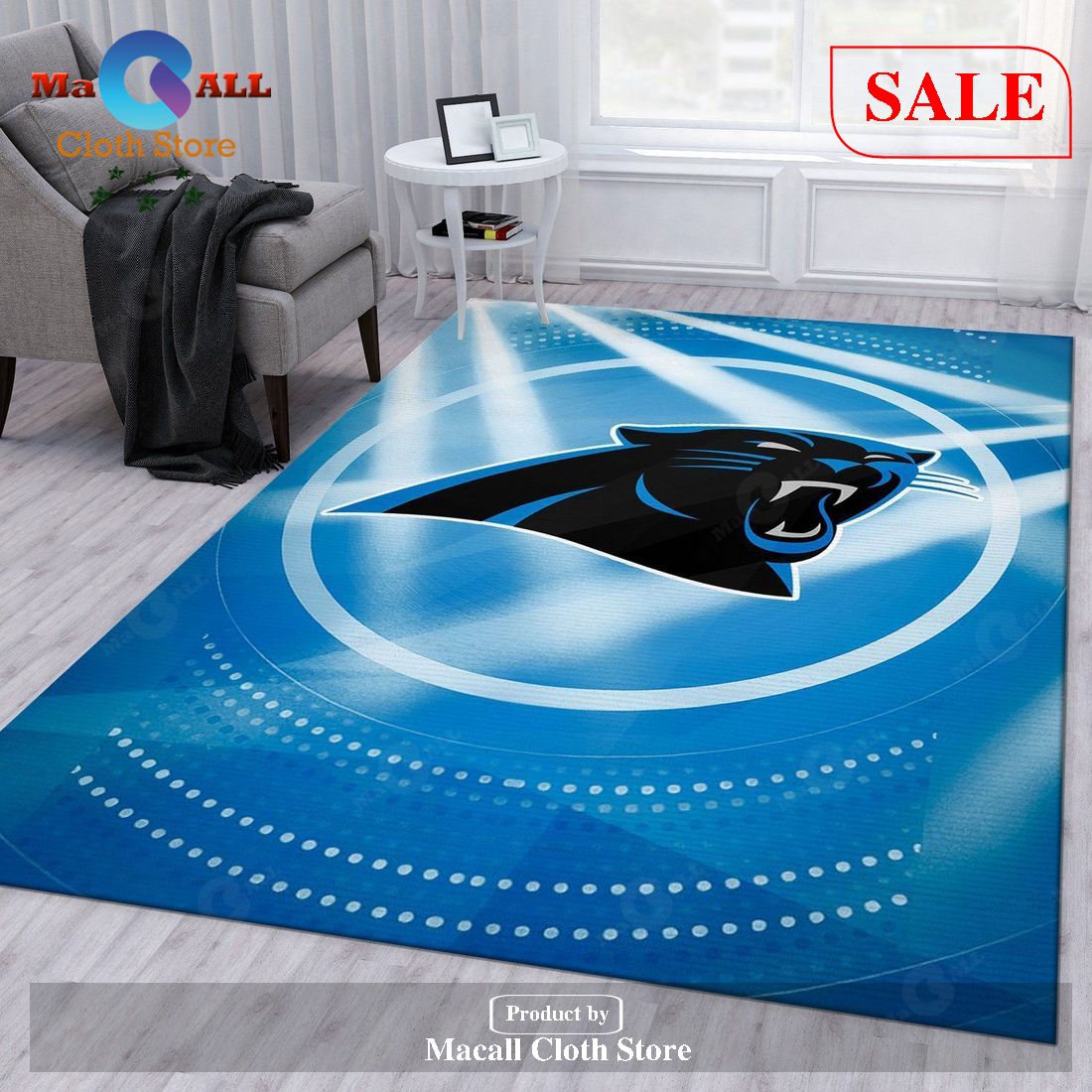 [SALE] Carolina Panthers NFL Area Rug Living Room Rug Family Gift US Decor – Indoor Outdoor Rugs