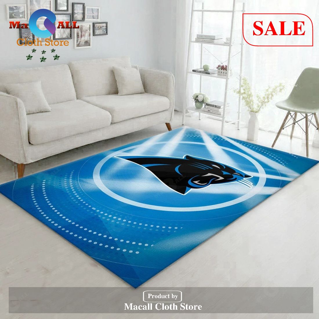 [SALE] Carolina Panthers NFL Area Rug Living Room Rug Family Gift US Decor – Indoor Outdoor Rugs