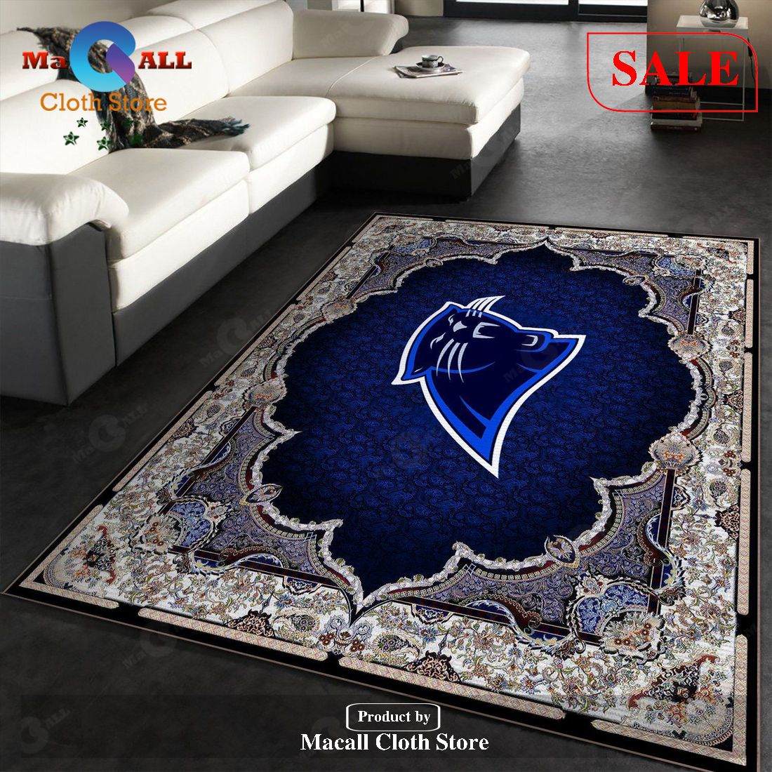 [SALE] Carolina Panthers NFL Rug Room Carpet Sport Custom Area Floor Home Decor V2 – Indoor Outdoor Rugs