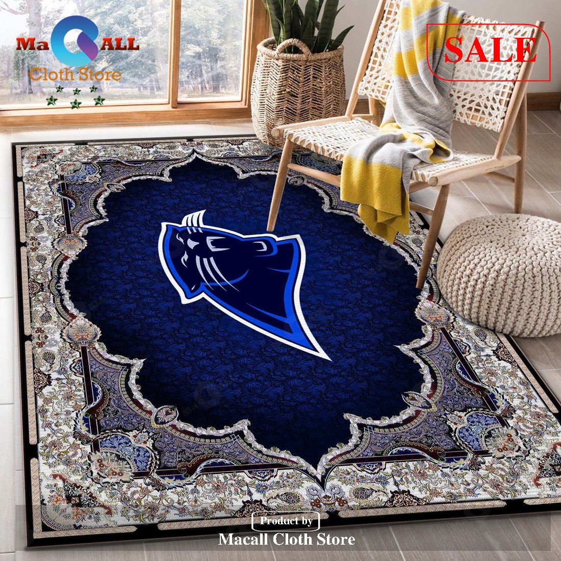 [SALE] Carolina Panthers NFL Rug Room Carpet Sport Custom Area Floor Home Decor V2 – Indoor Outdoor Rugs