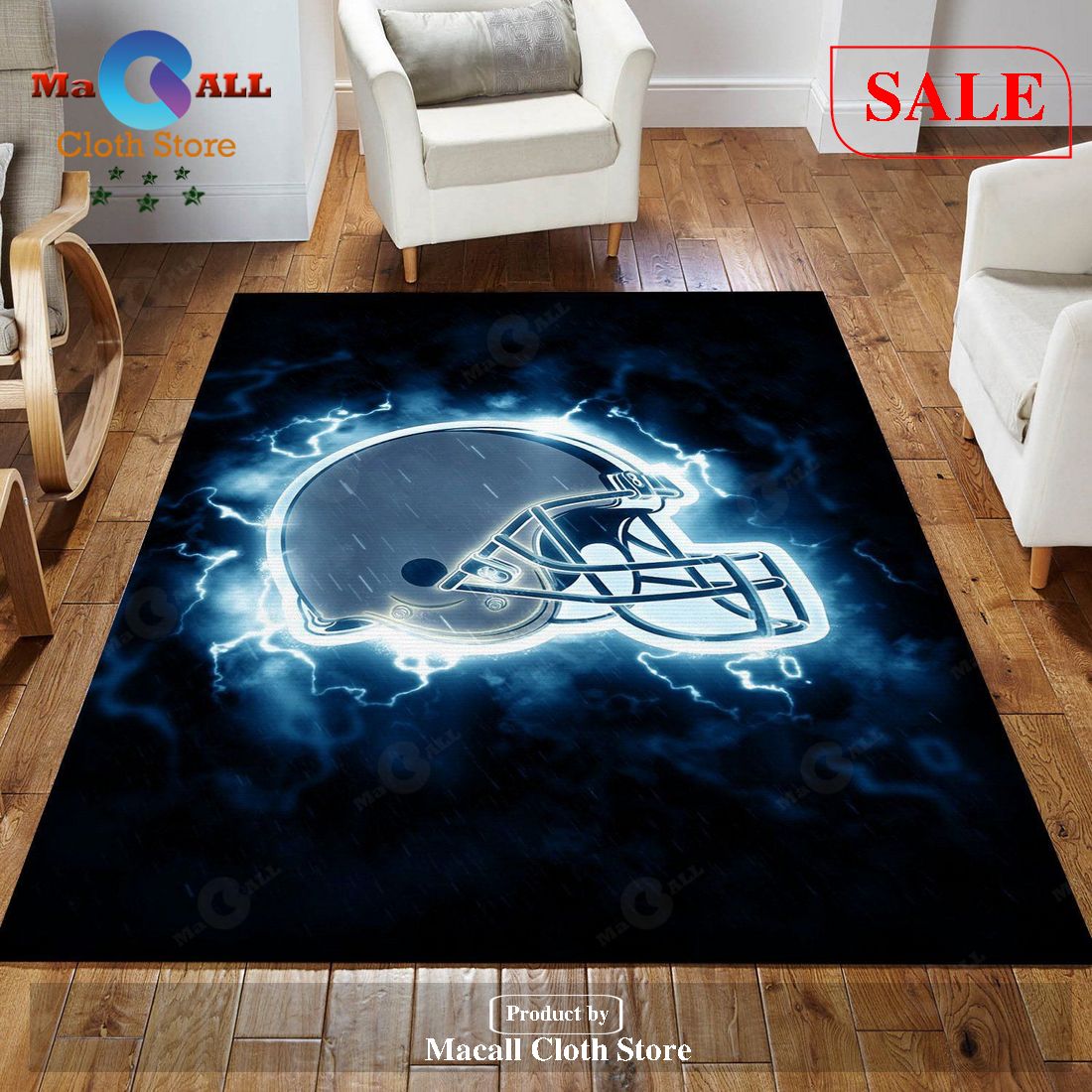 Cleveland Browns Nfl Area Rug Living Room Rug Home US Decor