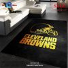 [SALE] Cleveland Browns Silver NFL Team Logos Area Rug, Bedroom, Home US Decor – Indoor Outdoor Rugs