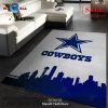 [SALE] Dallas Cowboys Silver NFL Area Rug, Bedroom – Indoor Outdoor Rugs
